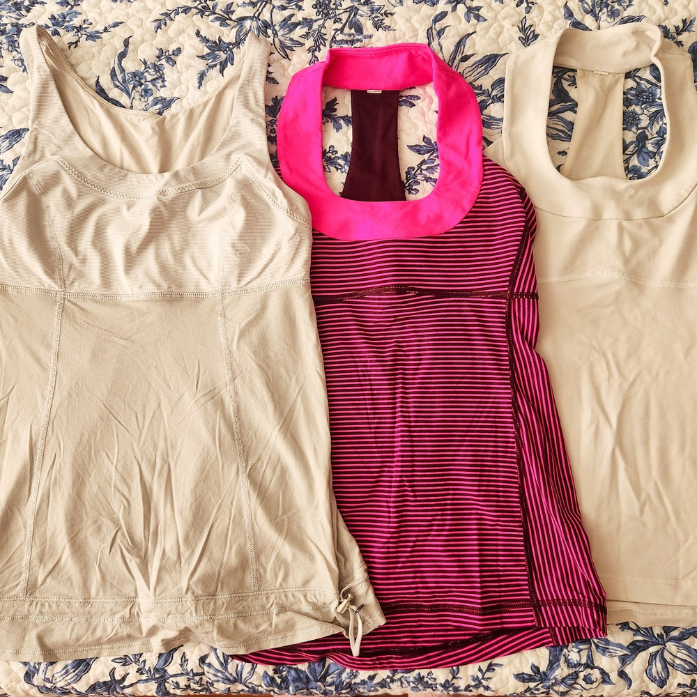 Lululemon Athletic Tanks Set Of 3